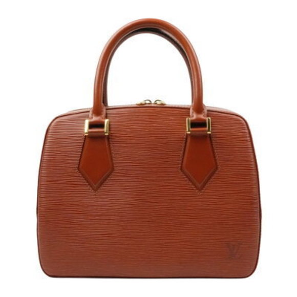 Louis Vuitton Epi Sablon Handbag Brown Leather Sabron - Picture 1 of 9